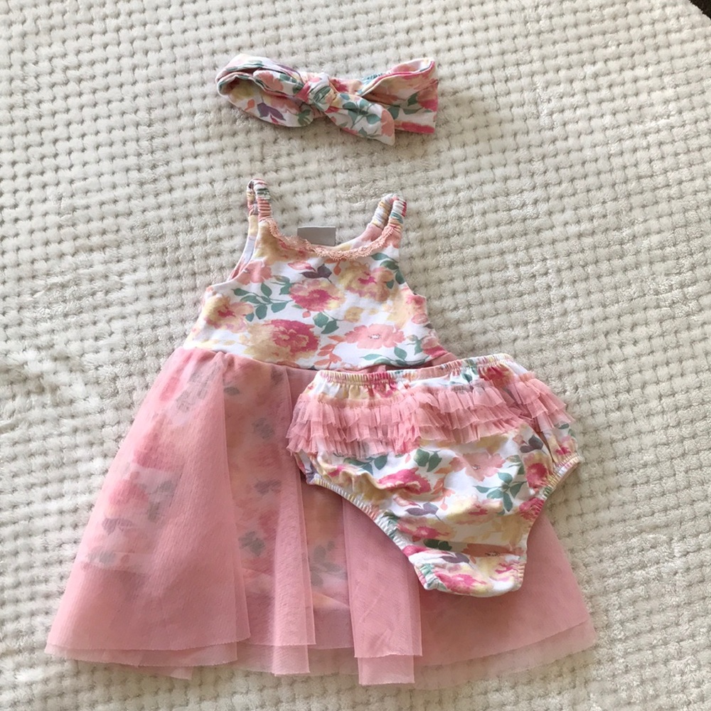 Rene Rofe Baby Pink Baby dress